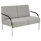 SPA 2 chrom, koženka AN 052 - koženka šedá